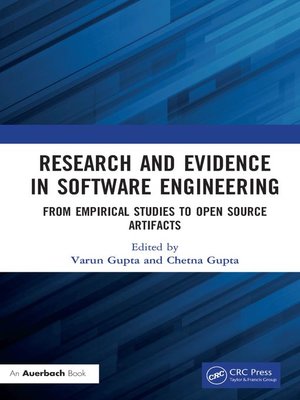 cover image of Research and Evidence in Software Engineering